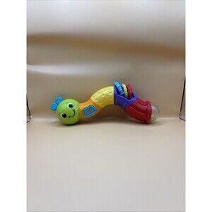 Infantino Topsy Turvy Twist & Play Caterpillar Rattle Baby Toy Sensory Fun